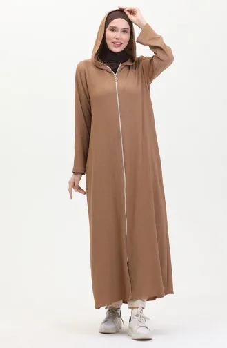 Bürümcük Cape A Fermeture En Tissu 1045-02 Vison 1045-02