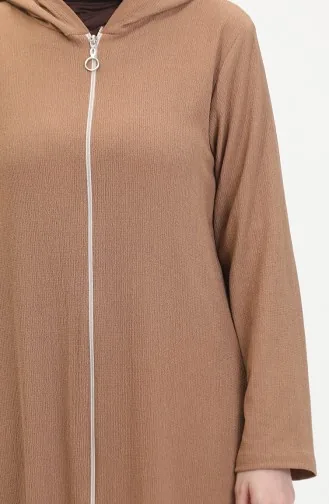 Bürümcük Cape A Fermeture En Tissu 1045-02 Vison 1045-02