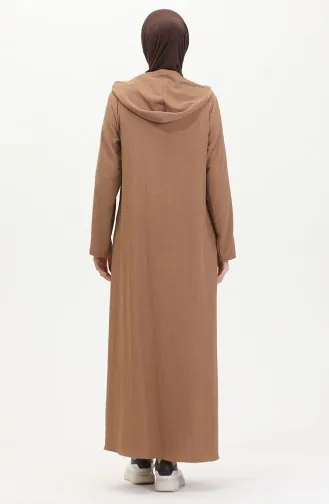 Bürümcük Cape A Fermeture En Tissu 1045-02 Vison 1045-02