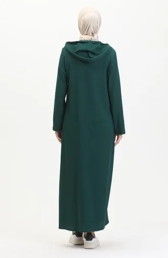 Bürümcük Casquette A Fermeture En Tissu 1045-05 Vert Emeraude 1045-05