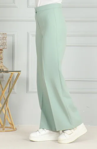 Wide Leg Trousers 1149-08 Aqua Green 1149-08