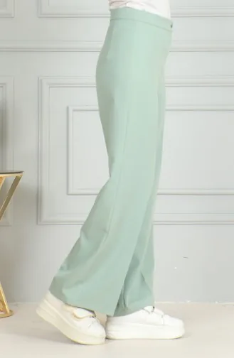 Wide Leg Trousers 1149-08 Aqua Green 1149-08
