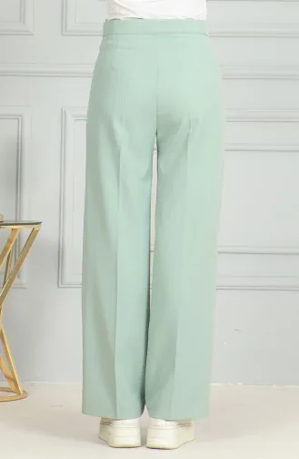 Wide Leg Trousers 1149-08 Aqua Green 1149-08
