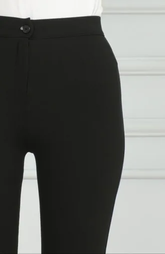 Bell-bottom Trousers 7094-01 Black 7094-01