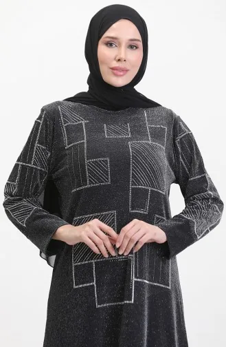 Stone Avondjurk 0515-01 Zwart 0515-01