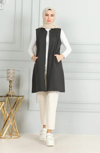 Zakvest Met Ritssluiting 5078-03 Gerookt 5078-03