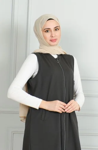 Zakvest Met Ritssluiting 5078-03 Gerookt 5078-03