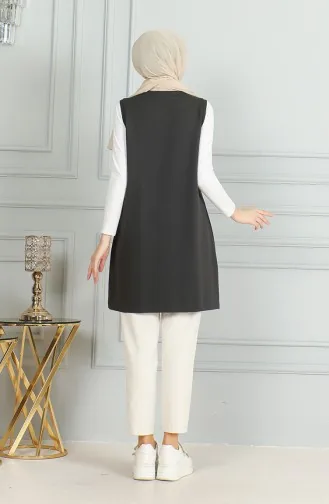 Zakvest Met Ritssluiting 5078-03 Gerookt 5078-03