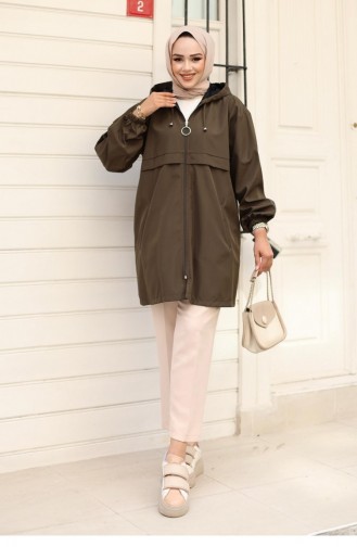 Aller Detailed Bondit Cap Khaki 1219 564