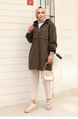 Aller Detailed Bondit Cap Khaki 1219 564