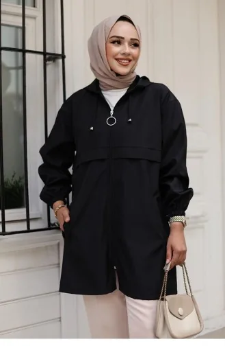 Aller Detaylı Bondit Kap Siyah 1219