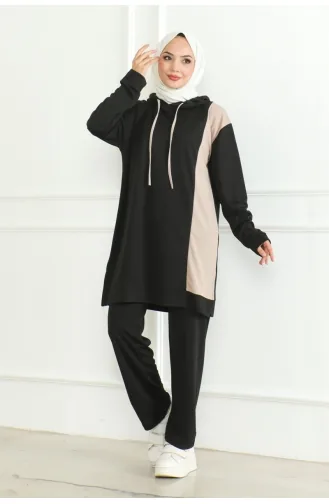 Ensemble De Sport Oversize 2094-01 Noir 2094-01