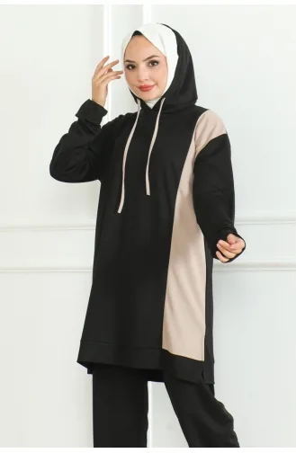 Ensemble De Sport Oversize 2094-01 Noir 2094-01