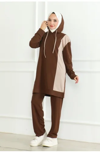 Ensemble Sport Oversize 2094-04 Marron 2094-04