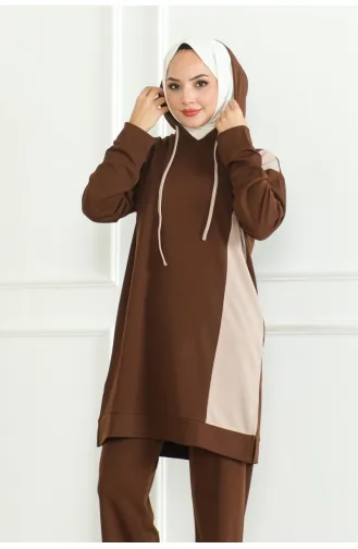 Ensemble Sport Oversize 2094-04 Marron 2094-04