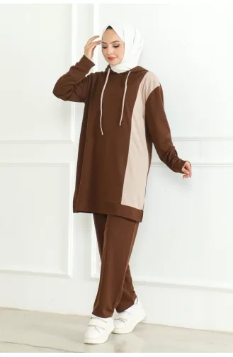 Ensemble Sport Oversize 2094-04 Marron 2094-04
