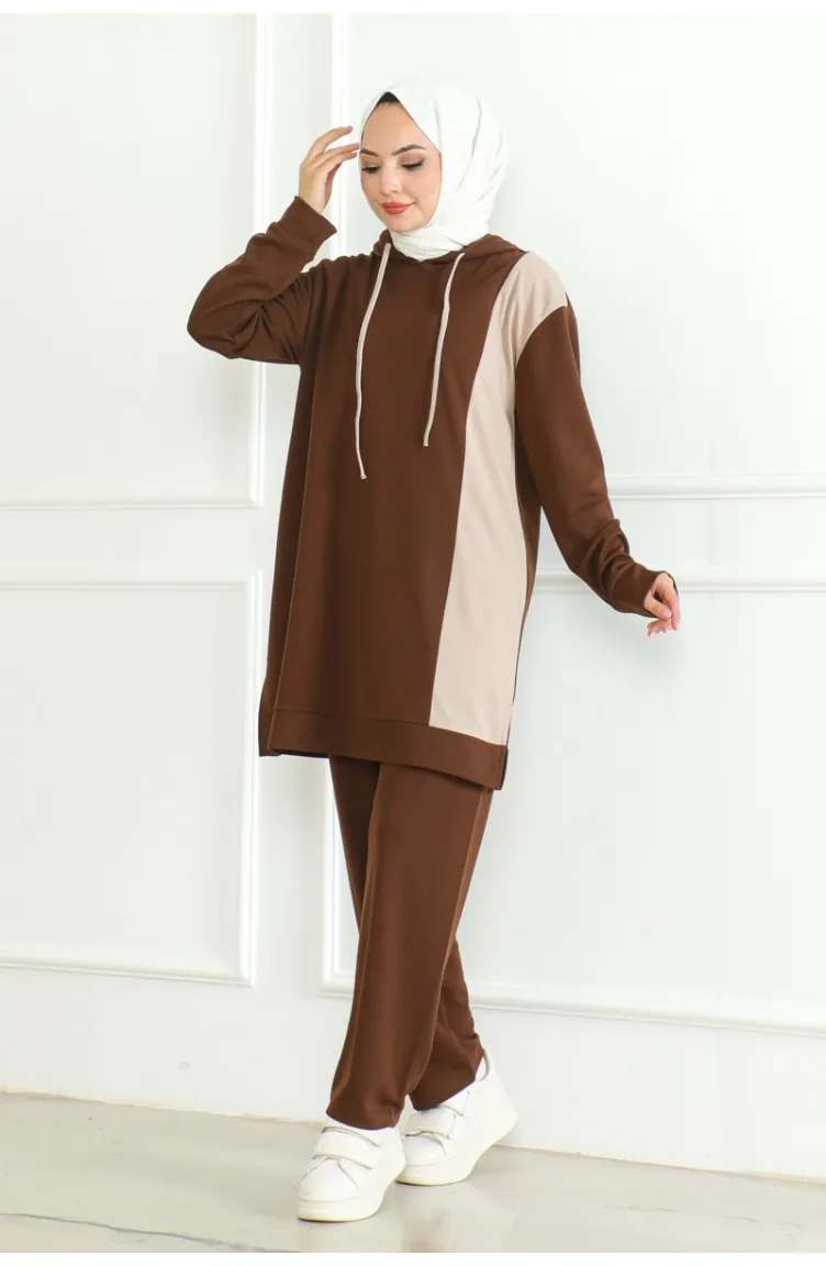 Ensemble Sport Oversize 2094-04 Marron 2094-04