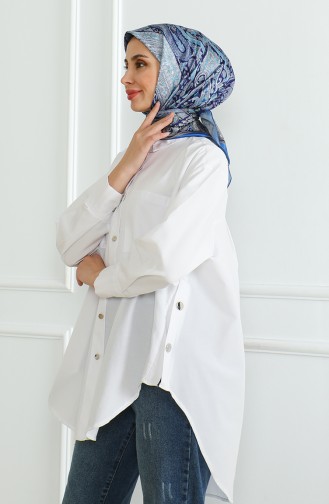 Karaca Rayon Sjaal 81052-01 Marineblauw 81052-01