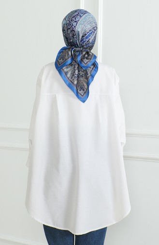 Karaca Rayon Sjaal 81052-01 Marineblauw 81052-01