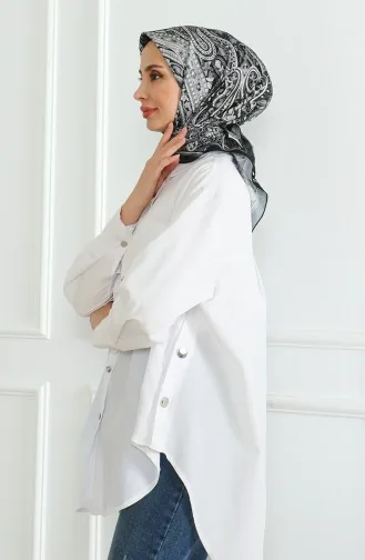Karaca Rayon Sjaal 81052-02 Zwart 81052-02
