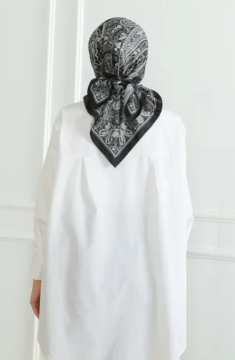 Karaca Rayon Sjaal 81052-02 Zwart 81052-02