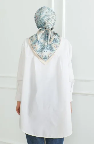 Karaca Rayon Scarf 81052-10 Baby Blue 81052-10