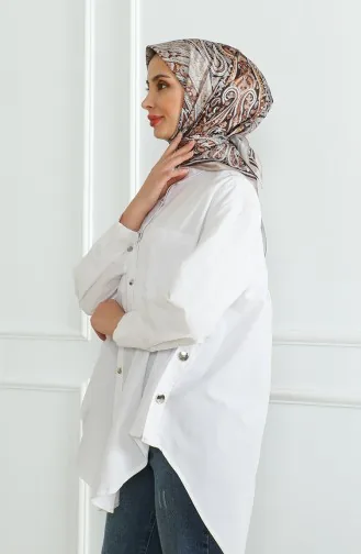 Karaca Rayon Sjaal 81052-11 Bruin 81052-11