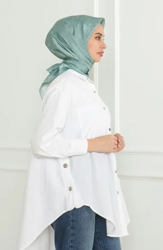 كاراجا وشاح مُزين بالكريستال 81053-05 لون أخضر فاتح 81053-05