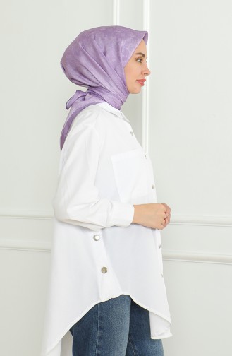 كاراكا - وشاح مُزين بالكريستال 81053-07 لون ليلكي داكن 81053-07