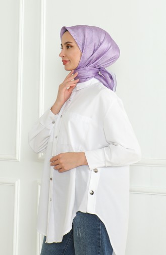 كاراكا - وشاح مُزين بالكريستال 81053-07 لون ليلكي داكن 81053-07