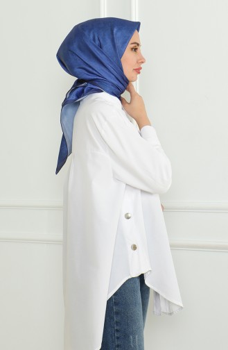 Karaca Crystal Scarf 81053-12 Navy Blue 81053-12