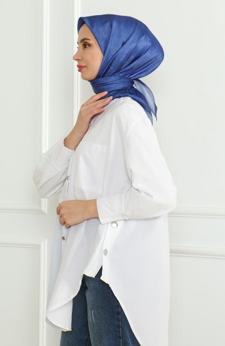Karaca Crystal Scarf 81053-12 Navy Blue 81053-12