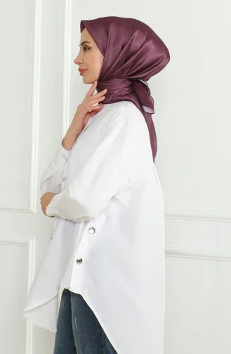 كاراكا - وشاح مُزين بالكريستال 81053-13 لون كرزي وبنفسجي 81053-13