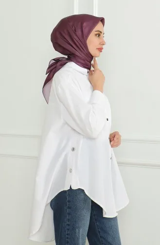 كاراكا - وشاح مُزين بالكريستال 81053-13 لون كرزي وبنفسجي 81053-13