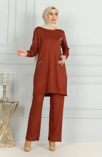 Tuniekbroek Met Gedetailleerde Kwastjes Dubbel Pak 20042-03 Tegel 20042-03