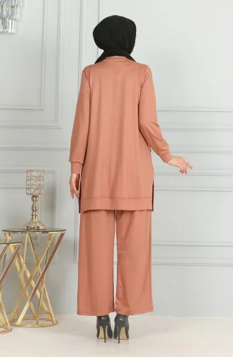 طقم ثنائي تونيك بنطلون 20042-08 سلموني 20042-08