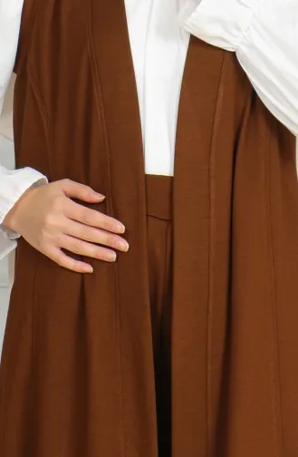 Ensemble Deux Pièces Gilet Pantalon 20046-07 Tan 20046-07