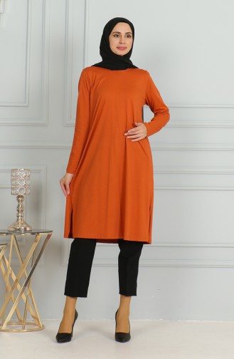 Lange Tuniek Met Split 9141-01 Tegel 9141-01