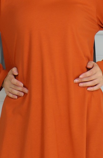 Lange Tuniek Met Split 9141-01 Tegel 9141-01