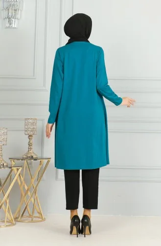 Slit Long Tunic 9141-04 Oil 9141-04