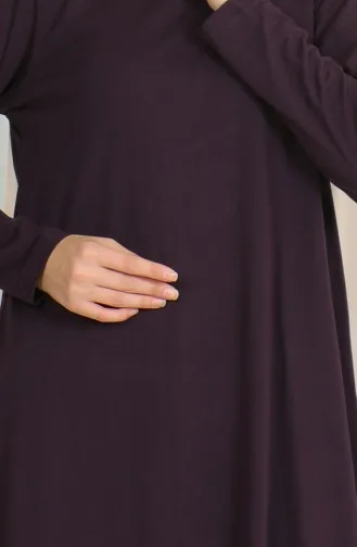 Slit Long Tunic 9141-08 Purple 9141-08