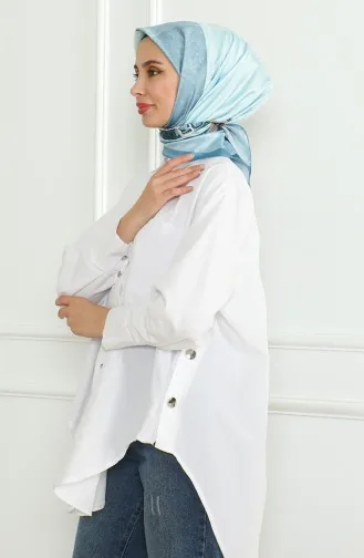 Karaca Echarpe Rayonne 81054-04 Bleu 81054-04