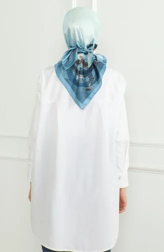 Karaca Echarpe Rayonne 81054-04 Bleu 81054-04