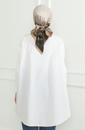 Karaca Rayon Sjaal 81054-08 Bruin Kaki 81054-08