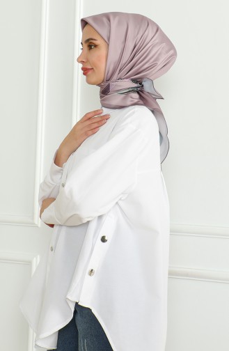 Karaca Rayon Sjaal 81054-13 Donker Poeder 81054-13