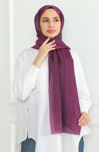 شال سادة كاراجا 81059-01 فوشي غامق 81059-01