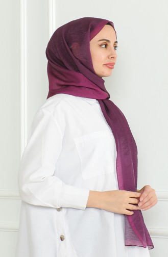 شال سادة كاراجا 81059-01 فوشي غامق 81059-01