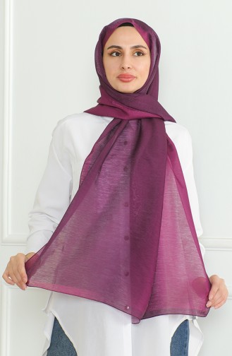 شال سادة كاراجا 81059-01 فوشي غامق 81059-01