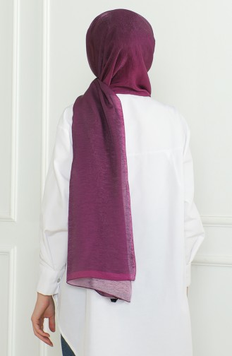 شال سادة كاراجا 81059-01 فوشي غامق 81059-01