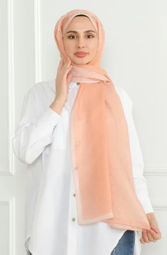 Karaca Gradient Glitter Shawl 81059-02 Salmon 81059-02